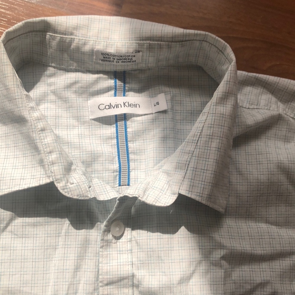 Men’s large Calvin Klein long sleeve dress shirt